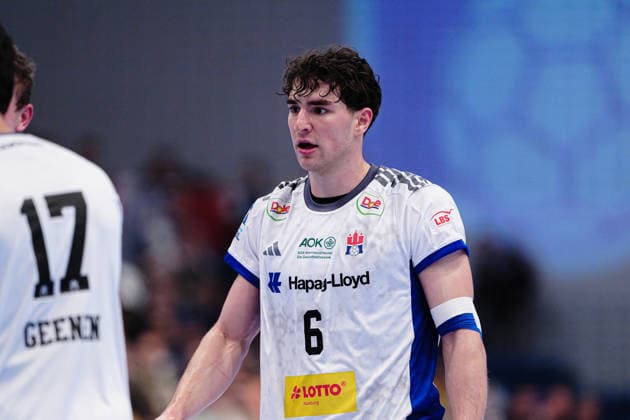 Elias Kofler Handball Sport Verein Hamburg, 06 GER, Handball Sport Verein Hamburg vs Bergischer HC, Handball, 1 Bundesliga, Matchday 26, Season 2025 2026, 26 03 2026 GER, Handball Sport Verein Hamburg vs Bergischer HC, Handball, 1 Bundesliga, Matchday 26, Season 2025 2026, 26 03 2026 Hamburg Copyright: xEibner-Pressefoto MarcelxvonxFehrnx EP_MFN