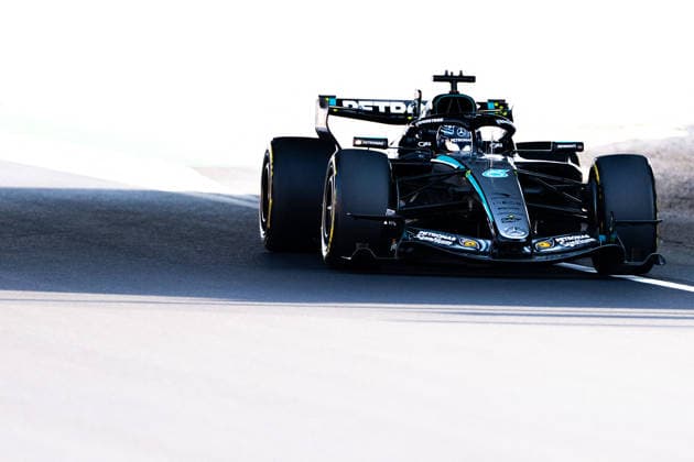 Formula 1 Aramco Japanese Grand Prix 2026 - Practice GEORGE RUSSELL (GBR) of Mercedes-AMG PETRONAS Formula One Team 63 on Friday during the practice day of the 2026 Formula 1 Aramco Japanese Grand Prix at the Suzuka Circuit on March 27, 2026. Photo by Antoine Lapeyre ABACAPRESS.COM Suzuka Japan  Copyright: xLapeyrexAntoine ABACAx