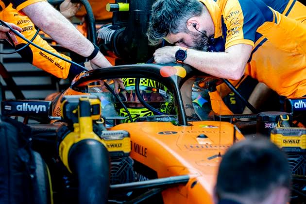 SUZUKA Formula 1 driver Lando Norris of McLaren Mastercard Formula 1 Team during the Formula 1 Japan Suzuka free practice at the Suzuka Formula 1 circuit on March 27, 2025 in Suzuka, Japan Photo by DeFodi Images