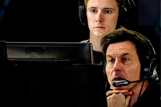 SUZUKA Mercedes AMG Petronas Formula One Team Principal Toto Wolff during the Formula 1 Japan Suzuka free practice at the Suzuka Formula 1 circuit on March 27, 2025 in Suzuka, Japan Photo by DeFodi Images