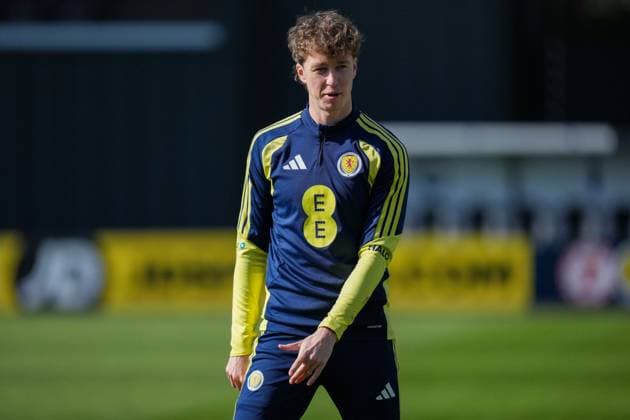 Jack Hendry of Scotland Scotland Training Session, International Friendly, Länderspiel, Nationalmannschaft Football, Hampden Park, Glasgow, Scotland, UK - 27 Mar 2026Glasgow Hampden Park United Kingdom EDITORIAL USE ONLY No use with unauthorised audio, video, data, fixture lists, club league logos or live services. Online in-match use limited to 120 images, no video emulation. No use in betting, games or single club league player publications. Copyright: xStuartxWallace Shutterstockx 16788915y