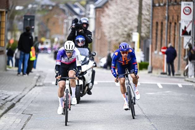 Czech Vojtech Kminek pictured in action during the E3 Saxo Bank Classic one day cycling race, 208,8km from and to Harelbeke, on Friday 27 March 2026. JASPERxJACOBS  x169065757x