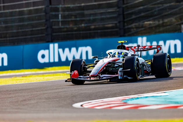 27th March 2026; Suzuka Circuit, Suzuka, Japan; 2026 FIA Formula 1 Japanese Grand Prix; Free Practice Day; Number 87 TGR Haas driver Oliver Bearman during Practice 2 at the Aramco Japanese Grand Prix StephenxBlackberry Content restricted for UK based newspaper