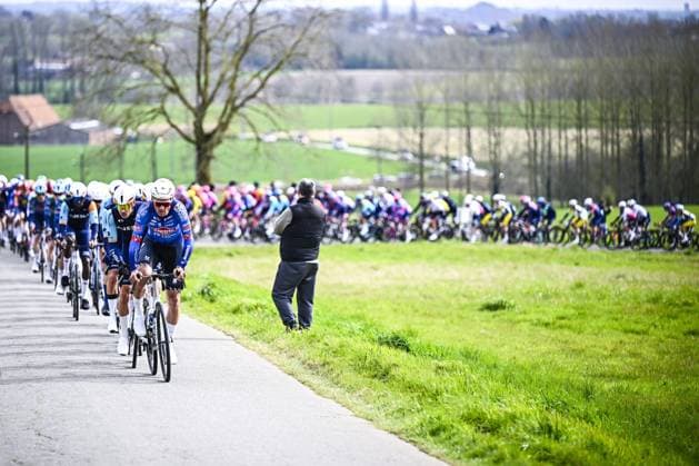 Swiss Silvan Dillier of Alpecin-Premier Tech pictured in action during the E3 Saxo Bank Classic one day cycling race, 208,8km from and to Harelbeke, on Friday 27 March 2026. JASPERxJACOBS  x169069103x