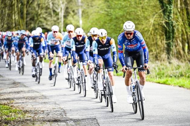 Swiss Silvan Dillier of Alpecin-Premier Tech pictured in action during the E3 Saxo Bank Classic one day cycling race, 208,8km from and to Harelbeke, on Friday 27 March 2026. JASPERxJACOBS  x169069578x