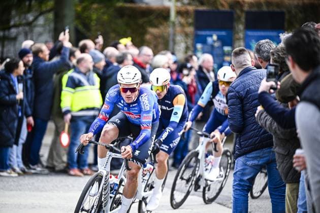 Swiss Silvan Dillier of Alpecin-Premier Tech pictured in action during the E3 Saxo Bank Classic one day cycling race, 208,8km from and to Harelbeke, on Friday 27 March 2026. JASPERxJACOBS  x169069974x