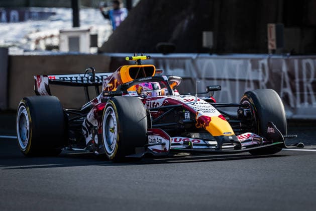 2026 Formula One Japanese Grand Prix Suzuka International Circuit, Mie, Japan. 27.March.2026; Liam Lawson of New Zealand and Visa Cash App RB Formula One Team during free practice 2 Formula One Japanese Grand Prix (Photo by Jay Hirano) Suzuka Suzuka Internatinal Circuit Japan Copyright: xJayxHiranox