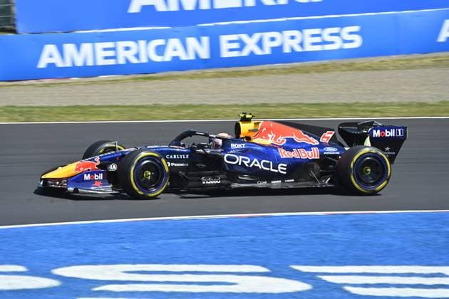F1 Grand Prix of Japan 2026 SUZUKA, JAPAN - MARCH 27: Max Verstappen (3) driving the Oracle Red Bull Racing - RB22, on track during the free practice ahead of the F1 Grand Prix of Japan at Suzuka International circuit on March 27, 2026, in Suzuka, Japan. David Mareuil Anadolu Suzuka Japan. Editorial use only. Please get in touch for any other usage.  Copyright: x2026xAnadoluxDavidxMareuilx