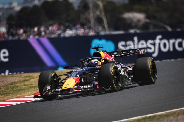 2026 Formula One Japanese Grand Prix Suzuka International Circuit, Mie, Japan. 27.March.2026; Max Verstappen of the Netherlands and Oracle Red Bull Racing during free practice 1 Formula One Japanese Grand Prix (Photo by Jay Hirano) Suzuka Suzuka Internatinal Circuit Japan Copyright: xJayxHiranox