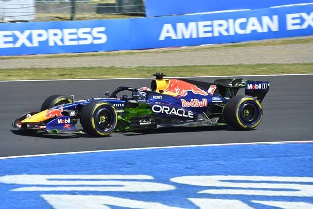 F1 Grand Prix of Japan 2026 SUZUKA, JAPAN - MARCH 27: Max Verstappen (3) driving the Oracle Red Bull Racing - RB22, on track during the free practice ahead of the F1 Grand Prix of Japan at Suzuka International circuit on March 27, 2026, in Suzuka, Japan. David Mareuil Anadolu Suzuka Japan. Editorial use only. Please get in touch for any other usage.  Copyright: x2026xAnadoluxDavidxMareuilx