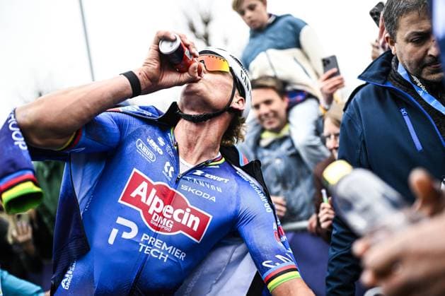 Dutch Mathieu van der Poel of Alpecin-Premier Tech pictured after the E3 Saxo Bank Classic one day cycling race, 208,8km from and to Harelbeke, on Friday 27 March 2026. JASPERxJACOBS  x169097259x