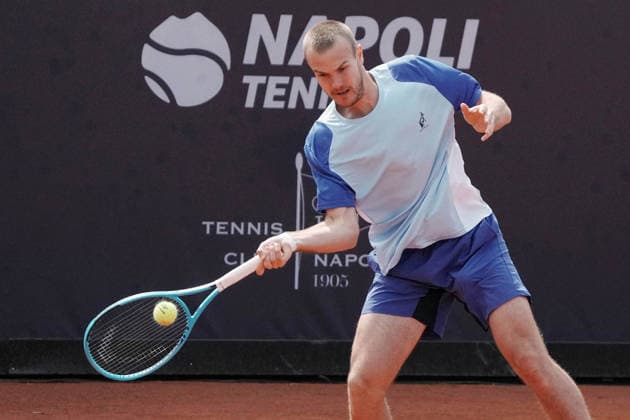 NAPOLI 27 -03-2026 ATP, Tennis Herren CHALLENGER 125 -GUERRI NAPOLI TENNIS CUP 2026 Encounter Vitaliy Sachko(UKR) VS Federico Cina (ITA) in the photo: Vitaliy SACHKO,Tennis Club Napoli. Copyright: xFOTOAGENZIAx