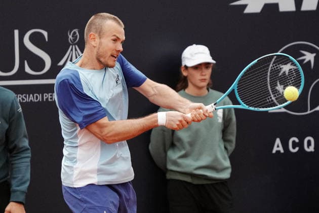 NAPOLI 27 -03-2026 ATP, Tennis Herren CHALLENGER 125 -GUERRI NAPOLI TENNIS CUP 2026 Encounter Vitaliy Sachko(UKR) VS Federico Cina (ITA) in the photo: Vitaliy SACHKO,Tennis Club Napoli. Copyright: xFOTOAGENZIAx