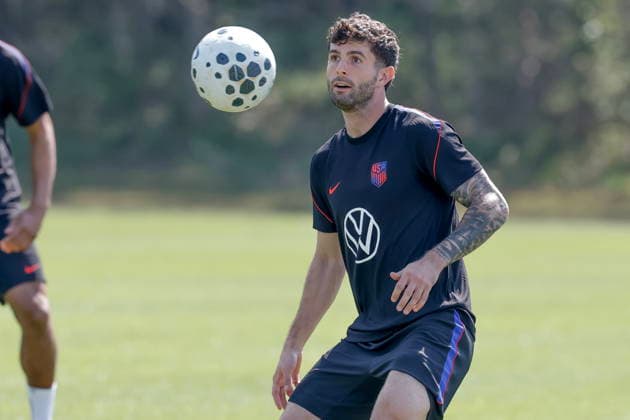 Soccer International Friendly, LÃ¤nderspiel, Nationalmannschaft - USA US Men s national team, Nationalteam player Christian Pulisic trains with the team in Marietta, Georgia, USA, 27 March 2026. The USMNT will play Belgium in an international friendly soccer match in Atlanta, Georgia, 28 March 2026. MARIETTA GEORGIA United States  Copyright: xERIKxS.xLESSERx