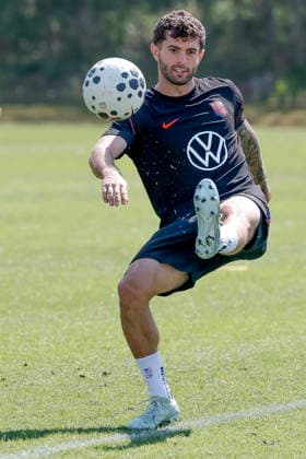 Soccer International Friendly, LÃ¤nderspiel, Nationalmannschaft - USA US Men s national team, Nationalteam player Christian Pulisic trains with the team in Marietta, Georgia, USA, 27 March 2026. The USMNT will play Belgium in an international friendly soccer match in Atlanta, Georgia, 28 March 2026. MARIETTA GEORGIA United States  Copyright: xERIKxS.xLESSERx
