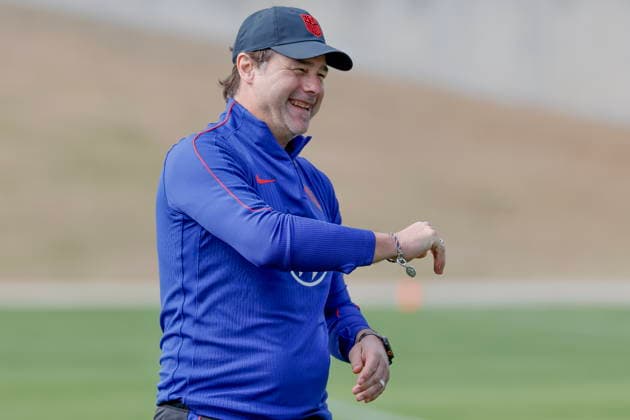 Soccer International Friendly, LÃ¤nderspiel, Nationalmannschaft - USA US Men s national team, Nationalteam head coach Mauricio Pochettino (L) leads a training session with the team in Marietta, Georgia, USA, 27 March 2026. The USMNT will play Belgium in an international friendly soccer match in Atlanta, Georgia, 28 March 2026. MARIETTA GEORGIA United States  Copyright: xERIKxS.xLESSERx