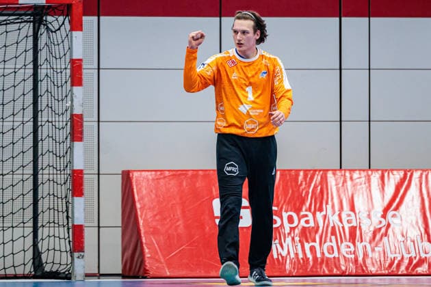 Janik Patzwaldt Dessau Rosslauer HV 06, 01 GER, TuS N Luebbecke vs Dessau Rosslauer HV 06, Handball, 2 Bundesliga, 25 Matchday, Season 2025 2026, 27 03 2026 GER, TuS N Luebbecke vs Dessau Rosslauer HV 06, Handball, 2 Bundesliga, 25 Matchday, Season 2025 2026, 27 03 2026 Luebbecke Copyright: xEibner-Pressefoto JanxRollingerx EP_JSK
