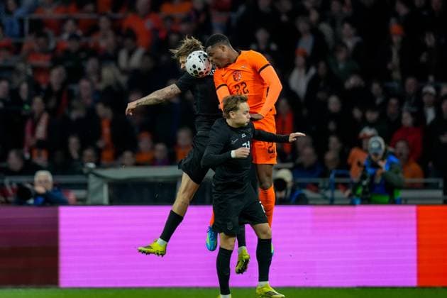 AMSTERDAM , 27Ã03-2026 , Stadium Johan Cruyff Arena, season 2025 2026 , friendly match between The Netherlands and Norway , picture shows Netherlands player Denzel Dumfries Netherlands - Norway (friendly) x202684488x Copyright: