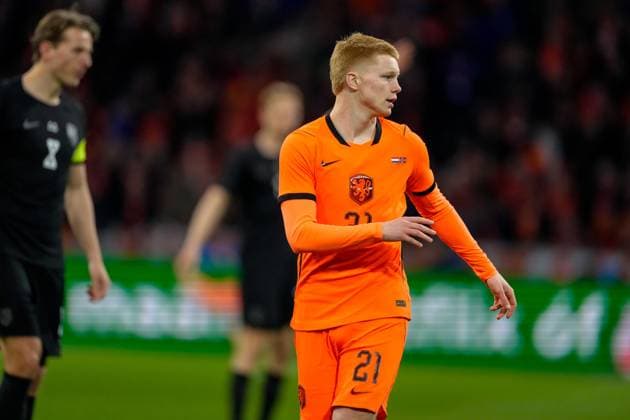 AMSTERDAM , 27Ã03-2026 , Stadium Johan Cruyff Arena, season 2025 2026 , friendly match between The Netherlands and Norway , picture shows Netherlands player Kees Smit Netherlands - Norway (friendly) x202684493x Copyright:
