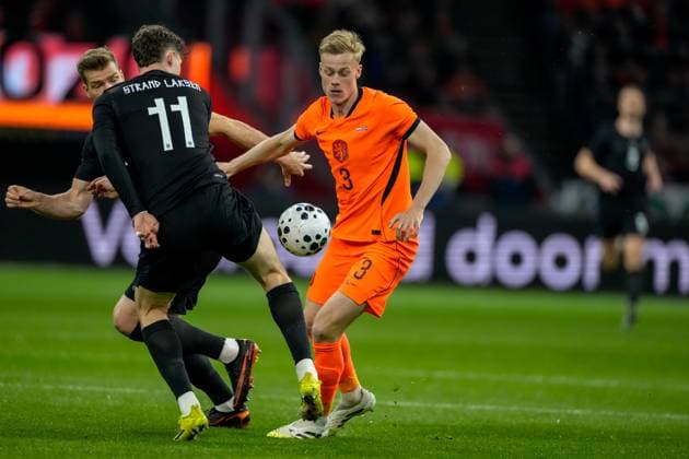 AMSTERDAM , 27Ã03-2026 , Stadium Johan Cruyff Arena, season 2025 2026 , friendly match between The Netherlands and Norway , picture shows Netherlands player Jan Paul van Hecke Netherlands - Norway (friendly) x202684533x Copyright: