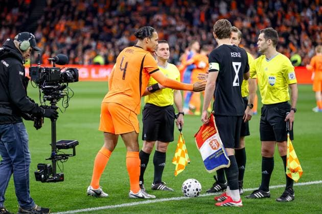 AMSTERDAM , 27Ã03-2026 , Stadium Johan Cruyff Arena, season 2025 2026 , friendly match between The Netherlands and Norway , picture shows Netherlands player Virgil van Dijk Netherlands - Norway (friendly) x202684547x Copyright: