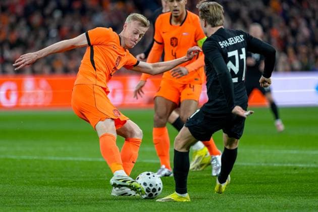 AMSTERDAM , 27Ã03-2026 , Stadium Johan Cruyff Arena, season 2025 2026 , friendly match between The Netherlands and Norway , picture shows Netherlands player Jan Paul van Hecke Netherlands - Norway (friendly) x202684687x Copyright: