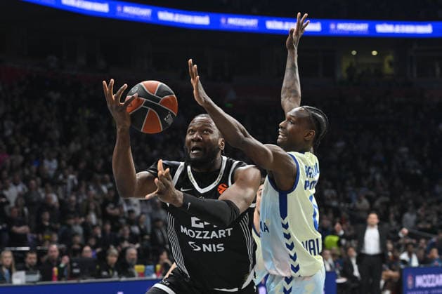 PARTIZAN vs VALENCIA BRUNO FERNANDO basketball Partizan vs Valencia basket Euroleague at Beogradska arena, Belgrade 27.03.2026 Foto: BASKETBALL, EUROLEAGUE, PARTIZAN, VALENCIA BASKET Belgrade Belgrade arena Serbia Copyright: xMarkoxMetlas xMNxPressx
