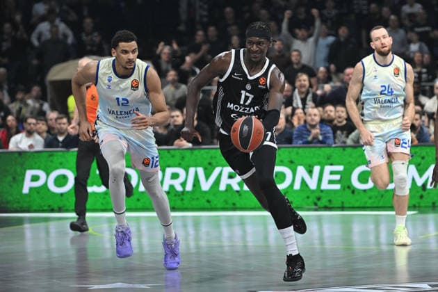 PARTIZAN vs VALENCIA ISAAC BONGA Ajzak Bonga basketball Partizan vs Valencia basket Euroleague at Beogradska arena, Belgrade 27.03.2026 Foto: BASKETBALL, EUROLEAGUE, PARTIZAN, VALENCIA BASKET Belgrade Belgrade arena Serbia Copyright: xMarkoxMetlas xMNxPressx