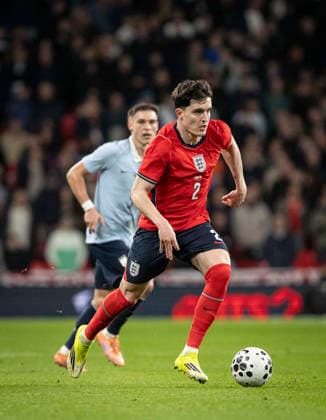 England v Uruguay International Friendly, Länderspiel, Nationalmannschaft Tino Livramento of England on the break during the International Friendly match at Wembley Stadium, London 27 03 2026 UK Newspapers OUT Copyright: xJackxTylerx FIL-23187-0061