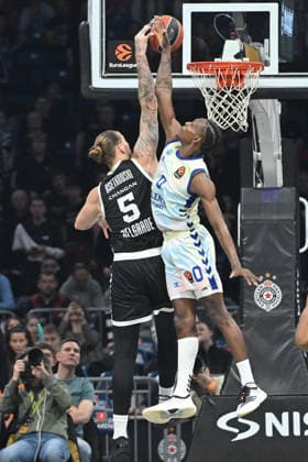 PARTIZAN vs VALENCIA BRANCOU BADIO basketball Partizan vs Valencia basket Euroleague at Beogradska arena, Belgrade 27.03.2026 Foto: BASKETBALL, EUROLEAGUE, PARTIZAN, VALENCIA BASKET Belgrade Belgrade arena Serbia Copyright: xMarkoxMetlas xMNxPressx
