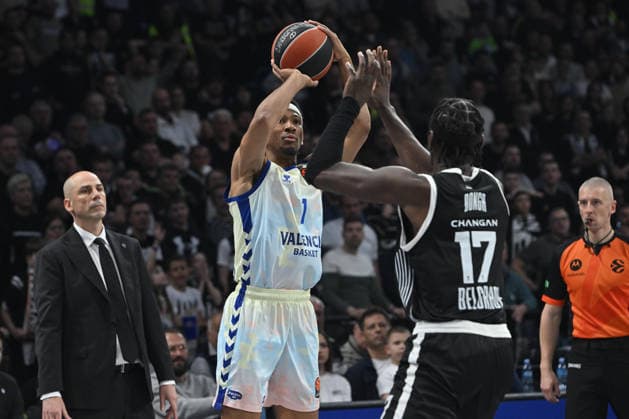 PARTIZAN vs VALENCIA KAMERON TAYLOR basketball Partizan vs Valencia basket Euroleague at Beogradska arena, Belgrade 27.03.2026 Foto: BASKETBALL, EUROLEAGUE, PARTIZAN, VALENCIA BASKET Belgrade Belgrade arena Serbia Copyright: xMarkoxMetlas xMNxPressx