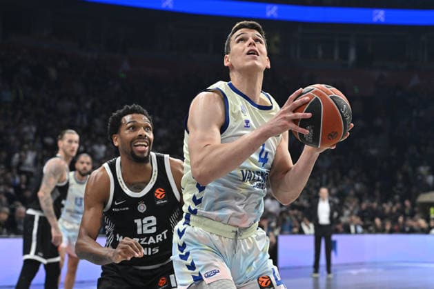 PARTIZAN vs VALENCIA JAIME PRADILLA basketball Partizan vs Valencia basket Euroleague at Beogradska arena, Belgrade 27.03.2026 Foto: BASKETBALL, EUROLEAGUE, PARTIZAN, VALENCIA BASKET Belgrade Belgrade arena Serbia Copyright: xMarkoxMetlas xMNxPressx