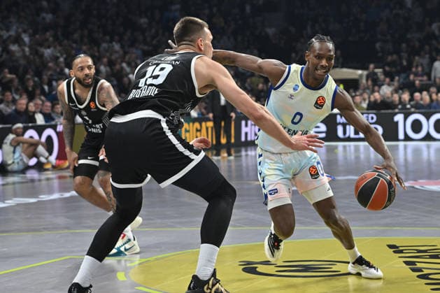 PARTIZAN vs VALENCIA BRANCOU BADIO basketball Partizan vs Valencia basket Euroleague at Beogradska arena, Belgrade 27.03.2026 Foto: BASKETBALL, EUROLEAGUE, PARTIZAN, VALENCIA BASKET Belgrade Belgrade arena Serbia Copyright: xMarkoxMetlas xMNxPressx