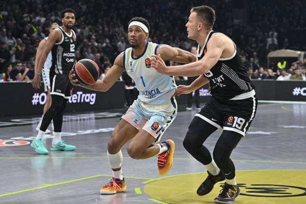 PARTIZAN vs VALENCIA KAMERON TAYLOR basketball Partizan vs Valencia basket Euroleague at Beogradska arena, Belgrade 27.03.2026 Foto: BASKETBALL, EUROLEAGUE, PARTIZAN, VALENCIA BASKET Belgrade Belgrade arena Serbia Copyright: xMarkoxMetlas xMNxPressx