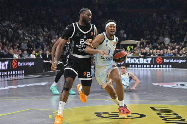 PARTIZAN vs VALENCIA KAMERON TAYLOR basketball Partizan vs Valencia basket Euroleague at Beogradska arena, Belgrade 27.03.2026 Foto: BASKETBALL, EUROLEAGUE, PARTIZAN, VALENCIA BASKET Belgrade Belgrade arena Serbia Copyright: xMarkoxMetlas xMNxPressx