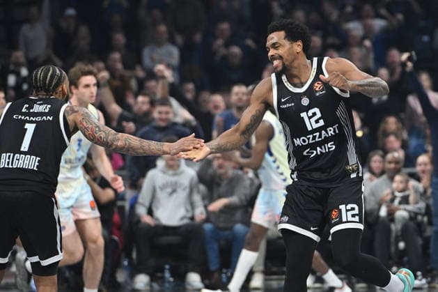 PARTIZAN vs VALENCIA STERLING BROWN Sterling Braun basketball Partizan vs Valencia basket Euroleague at Beogradska arena, Belgrade 27.03.2026 Foto: BASKETBALL, EUROLEAGUE, PARTIZAN, VALENCIA BASKET Belgrade Belgrade arena Serbia Copyright: xMarkoxMetlas xMNxPressx