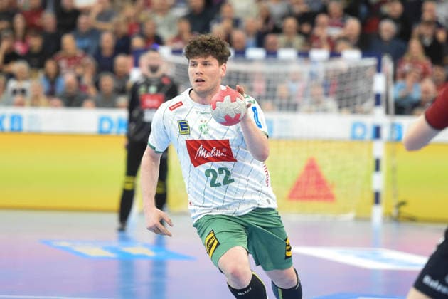 Handball I Men I Season 2025 2026 I Bundesliga I 26 Matchday I SG Flensburg Handewitt GWD Minden I 27 03 2026 Philipp Vorlicek 22, GWD Minden Copyright: xLobeca JanxKirschnerx