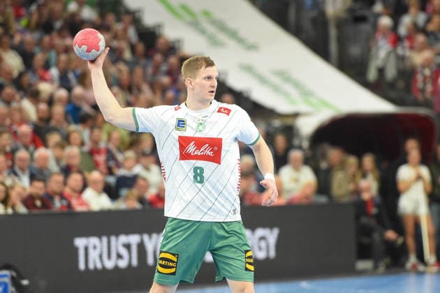 Handball I Men I Season 2025 2026 I Bundesliga I 26 Matchday I SG Flensburg Handewitt GWD Minden I 27 03 2026 Karolis Antanavicius 8, GWD Minden Copyright: xLobeca JanxKirschnerx