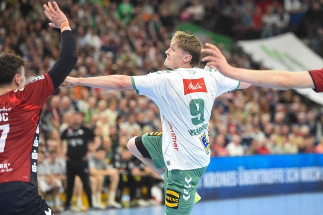 Handball I Men I Season 2025 2026 I Bundesliga I 26 Matchday I SG Flensburg Handewitt GWD Minden I 27 03 2026 Morten Hempel Jensen 9, GWD Minden Copyright: xLobeca JanxKirschnerx