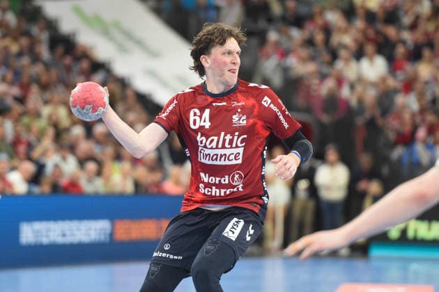 Handball I Men I Season 2025 2026 I Bundesliga I 26 Matchday I SG Flensburg Handewitt GWD Minden I 27 03 2026 Lasse Möller 64, SG Flensburg Handewitt Copyright: xLobeca JanxKirschnerx