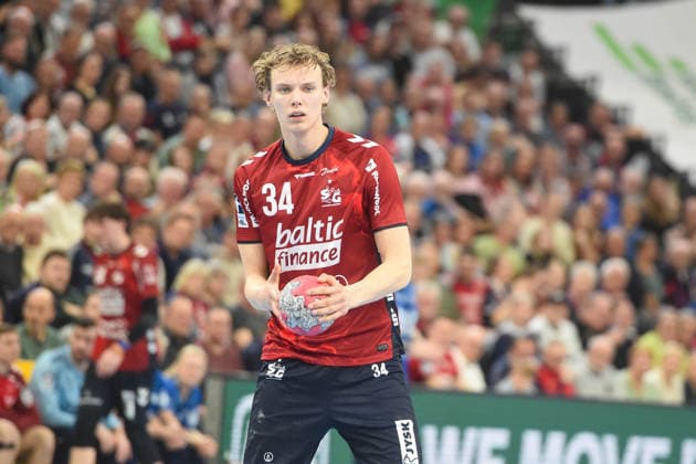 Handball I Men I Season 2025 2026 I Bundesliga I 26 Matchday I SG Flensburg Handewitt GWD Minden I 27 03 2026 Thilo Knutzen 34, SG Flensburg Handewitt Copyright: xLobeca JanxKirschnerx