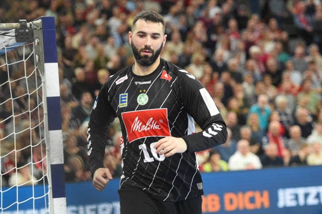 Handball I Men I Season 2025 2026 I Bundesliga I 26 Matchday I SG Flensburg Handewitt GWD Minden I 27 03 2026 Tibor Ivanisevic 16, GWD Minden Copyright: xLobeca JanxKirschnerx