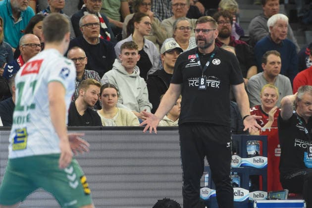 Handball I Men I Season 2025 2026 I Bundesliga I 26 Matchday I SG Flensburg Handewitt GWD Minden I 27 03 2026 Aaron Ziercke Coach, GWD Minden Copyright: xLobeca JanxKirschnerx