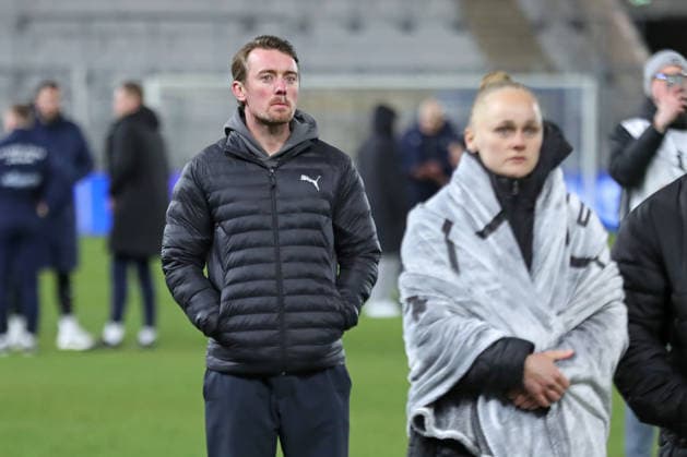 Google Pixel Womens Bundesliga, FC Carl Zeiss Jena RB Leipzig 27 03 2026 Head Coach Jonas Stephan RB Leipzig Football, Google Pixel Womens Bundesliga, Season 2025 2026, 22 Matchday FC Carl Zeiss Jena vs RB Leipzig on 27 03 2026, Ernst Abbe Sportfeld, ad hoc Arena, Jena DFB REGULATIONS PROHIBIT ANY USE OF PHOTOGRAPHS AS IMAGE SEQUENCES AND OR QUASI VIDEO Copyright: xBEAUTIFULxSPORTS JanxKaeferx