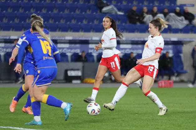 Google Pixel Womens Bundesliga, FC Carl Zeiss Jena RB Leipzig 27 03 2026 Sandra Starke 13, RB Leipzig Soccer, Google Pixel Womens Bundesliga, Season 2025 2026, 22 Matchday FC Carl Zeiss Jena vs RB Leipzig on 27 03 2026, Ernst Abbe Sportfeld, ad hoc Arena, Jena DFB REGULATIONS PROHIBIT ANY USE OF PHOTOGRAPHS AS IMAGE SEQUENCES AND OR QUASI VIDEO Copyright: xBEAUTIFULxSPORTS JanxKaeferx
