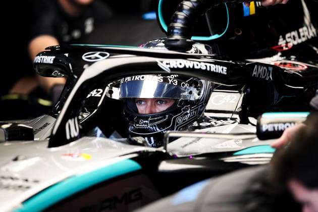 F1 - JAPANESE GRAND PRIX 2026 RUSSELL George (gbr), Mercedes AMG F1 Team W17, portrait during the Formula 1 Japanese Grand Prix 2026, 3rd round of the 2026 Formula One World Championship, WM, Weltmeisterschaft from March 27 to 29, 2026 on the Suzuka Circuit, in Suzuka, Japan - SuzukaJapan  Copyright: xDPPIx
