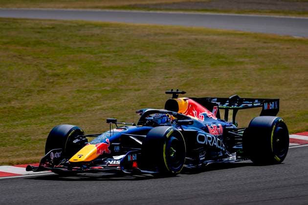 SUZUKA Formula 1 driver Max Verstappen of Oracle Red Bull Racing during the Formula 1 Japan Suzuka free practice at the Suzuka Formula 1 circuit on March 28, 2025 in Suzuka, Japan Photo by DeFodi Images