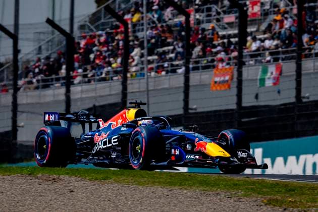 SUZUKA Formula 1 driver Max Verstappen of Oracle Red Bull Racing during the Formula 1 Japan Suzuka free practice at the Suzuka Formula 1 circuit on March 28, 2025 in Suzuka, Japan Photo by DeFodi Images