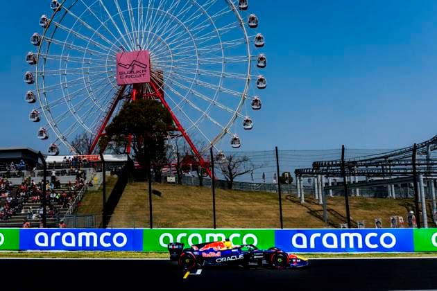 SUZUKA Formula 1 driver Max Verstappen of Oracle Red Bull Racing during the Formula 1 Japan Suzuka free practice at the Suzuka Formula 1 circuit on March 28, 2025 in Suzuka, Japan Photo by DeFodi Images