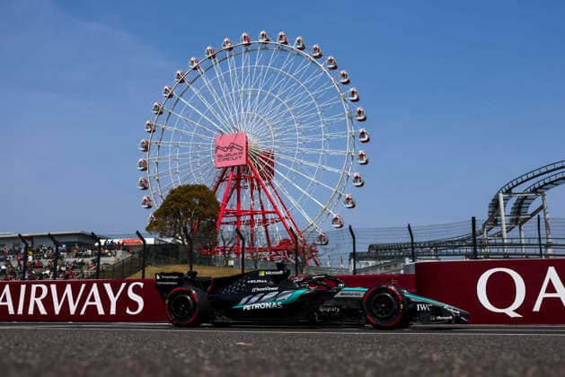 F1 - JAPANESE GRAND PRIX 2026 63 RUSSELL George (gbr), Mercedes AMG F1 Team W17, action during the Formula 1 Japanese Grand Prix 2026, 3rd round of the 2026 Formula One World Championship, WM, Weltmeisterschaft from March 27 to 29, 2026 on the Suzuka Circuit, in Suzuka, Japan - SuzukaJapan  Copyright: xDPPIx
